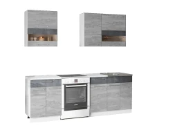 Кухонный гарнитур Маша 1.6 м, камень