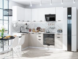 Кухонный гарнитур Евро Лайн-05 Белый/Агат