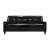 Диван Денди экокожа черная