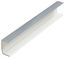 Заглушка торцевая для цоколя ПВХ Алюминий