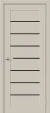 Межкомнатная дверь ПЭТ BRAVO Браво-22 Black Shine Cream Silk