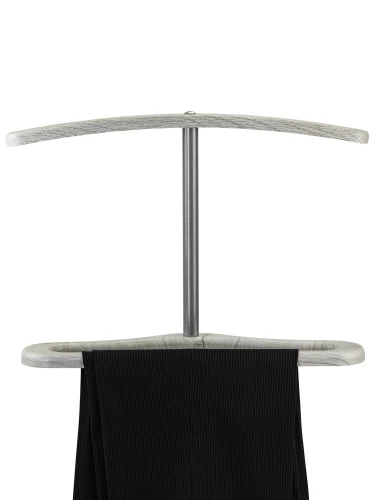 Вешалка костюмная Дэви 3 металлик/дуб дымчатый