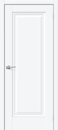 Межкомнатная дверь ПЭТ BRAVO Прима-0 White Silk
