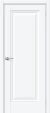 Межкомнатная дверь ПЭТ BRAVO Прима-0 White Silk