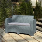 2-х местный диван LANA LUX графитовый