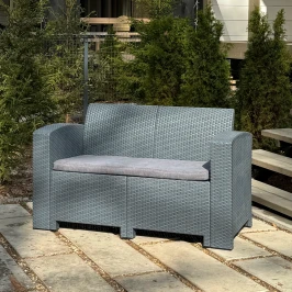 2-х местный диван LANA LUX графитовый