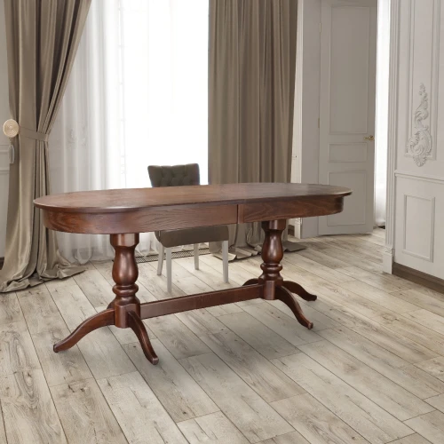 Стол обеденный Тарун 3 раздвижной орех 150/200*84