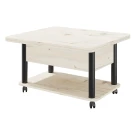 Стол-трансформер Джокер гаскон пайн светлый/черный