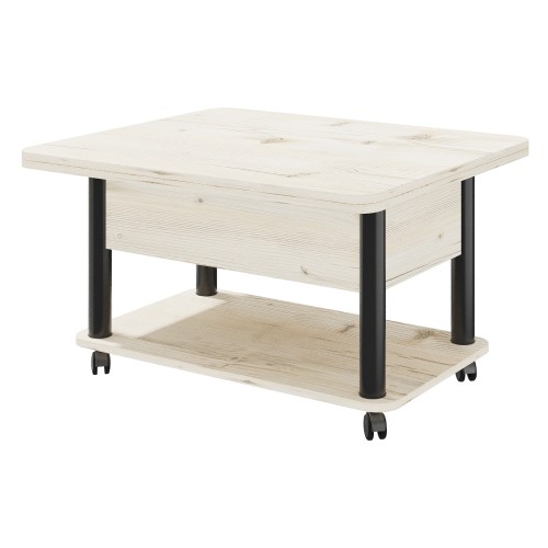 Стол-трансформер Джокер гаскон пайн светлый/черный