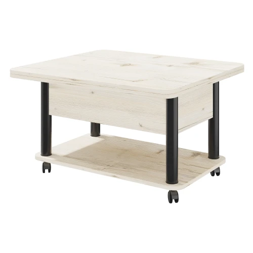 Стол-трансформер Джокер гаскон пайн светлый/черный