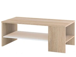 Стол «Стелс» 110, Дуб сонома/белый