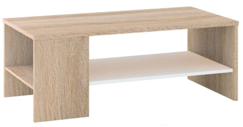 Стол «Стелс» 110, Дуб сонома/белый