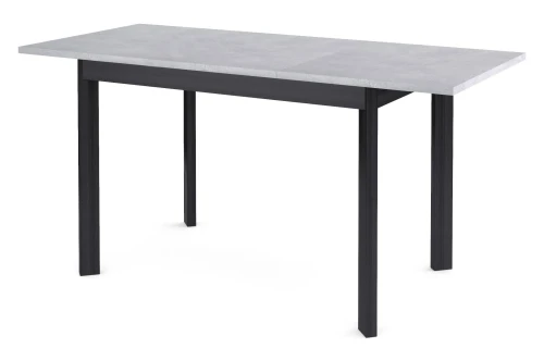 Стол DikLine L110 Бетон (ЛДСП EGGER)/Опоры черный