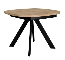 Стол DikLine B110 Дуб галифакс/опоры черные