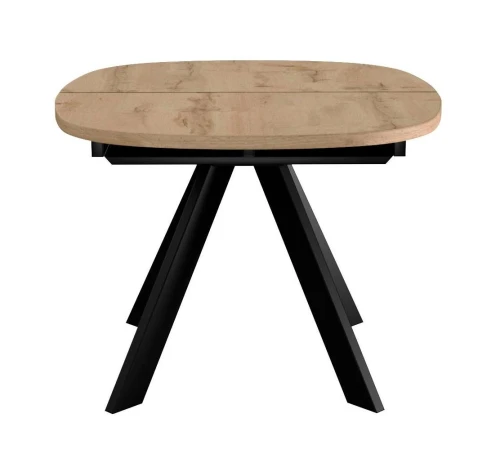 Стол DikLine B110 Дуб галифакс/опоры черные