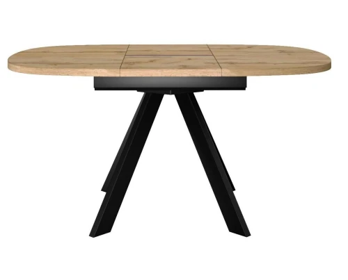 Стол DikLine B110 Дуб галифакс/опоры черные