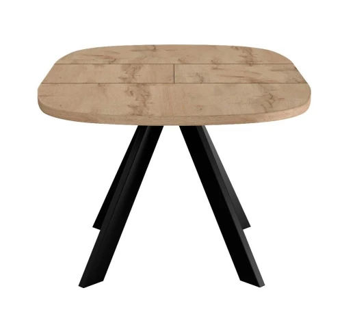 Стол DikLine B110 Дуб галифакс/опоры черные