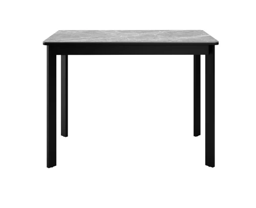 Стол DikLine LK90 Керамика Серый мрамор/подстолье черное/опоры черные