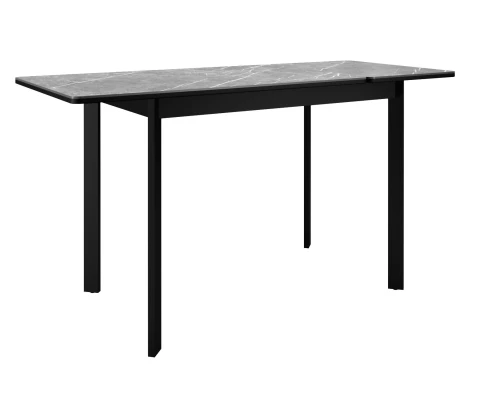 Стол DikLine LK90 Керамика Серый мрамор/подстолье черное/опоры черные