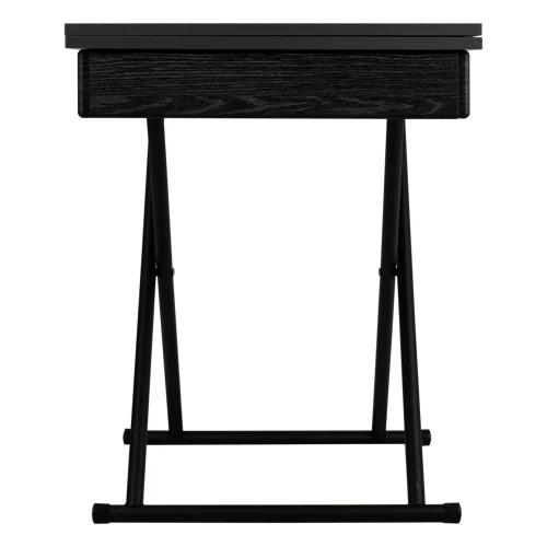 Стол-трансформер Лерон графит темный/черный