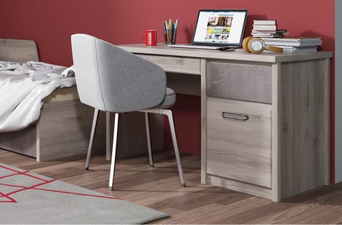 Стол 1D2S, JAZZ, цвет Каштан найроби/Оникс