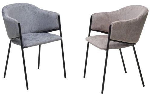 Стул ДИЛЛ, цвет RAIN 11 капучино, велюр / черный каркас М-City