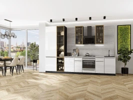 Кухонный гарнитур Фьюжн-08 Angel Graphite