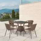 Комплект мебели из иск. ротанга T197BT/Y137C-W56 Light brown (4+1) Комплект мебели из иск. ротанга T197BT/Y137C-W56 Light brown (4+1)