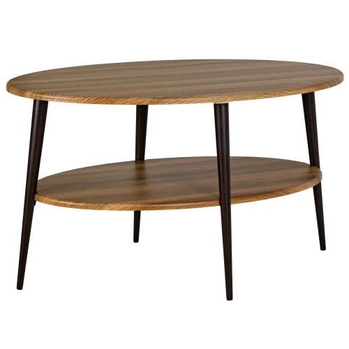 Стол журнальный BeautyStyle 29 дуб вотан/черный