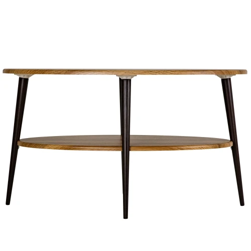 Стол журнальный BeautyStyle 29 дуб вотан/черный