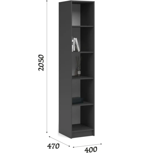 Стеллаж «Чикаго» 40 Антрацит