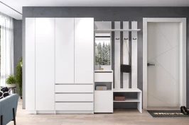 Прихожая Бали, Белый. Комплект 13