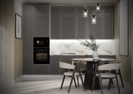 Кухня на заказ по индивидуальным размерам Моцарт Сура-мебель