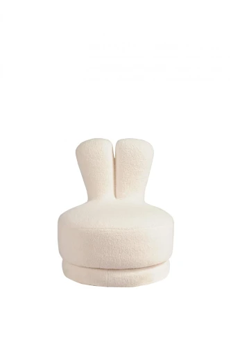 Пуф Банни ST05, 51х51х59 см, белый