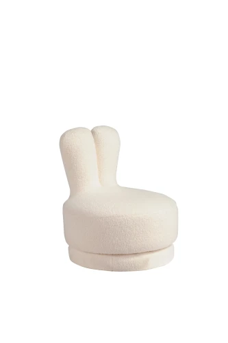 Пуф Банни ST05, 51х51х59 см, белый