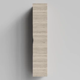 Пенал Марко 30 подвесной, дверь, ручки Черные, Дубослив ореховый светлый ПВХ 3445, правый