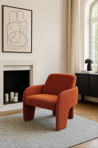 Кресло CUBE OTE SEA-500 Бронзовый,ткань/каркас металл в обивке бронзового цвета OTE SEA 500 ®DISAUR