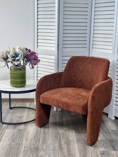 Кресло CUBE OTE SEA-500 Бронзовый,ткань/каркас металл в обивке бронзового цвета OTE SEA 500 ®DISAUR