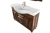 Тумба Дубэлла 120 напольный, под раковину, венге Vodok с раковиной в комплекте