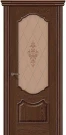 Межкомнатная дверь шпон BRAVO Париж Т-32 (Виски) Худ.
