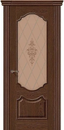 Межкомнатная дверь шпон BRAVO Париж Т-32 (Виски) Худ.