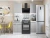 Модульная прямая кухня Фьюжн-05 Silky Light Grey