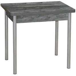 Эко 80х60 стол обеденный раскладной / пасадена/металлик