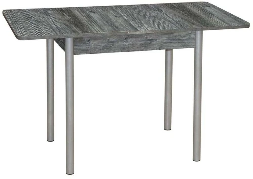 Эко 80х60 стол обеденный раскладной / пасадена/металлик