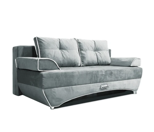 Диван Еврокнижка Валенсия серая