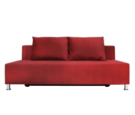 Еврокнижка Парма Люкс велюр красный