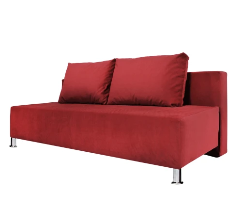 Еврокнижка Парма Люкс велюр красный