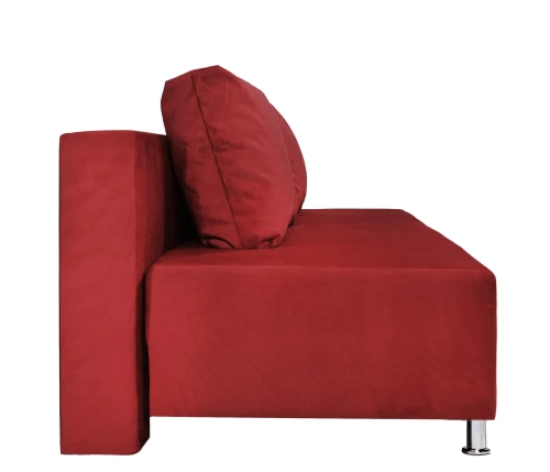 Еврокнижка Парма Люкс велюр красный