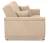 Диван прямой, книжка "Стамбул" флок  бежевый, 120 ППУ+НПБ