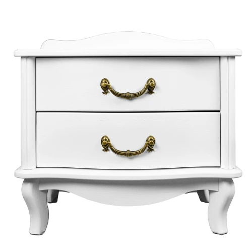 Тумбочка прикроватная Джульетта 2 ящ. молочный дуб